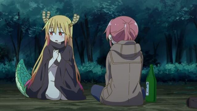 Дракон-горничная госпожи Кобаяси(Kobayashi-san Chi no Maid Dragon)- 12 [RUS озвучка] (аниме эротика,этти,ecchi,не хентай-hentai)
